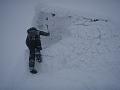 Hut on Ben Nevis - welcome lunch inside